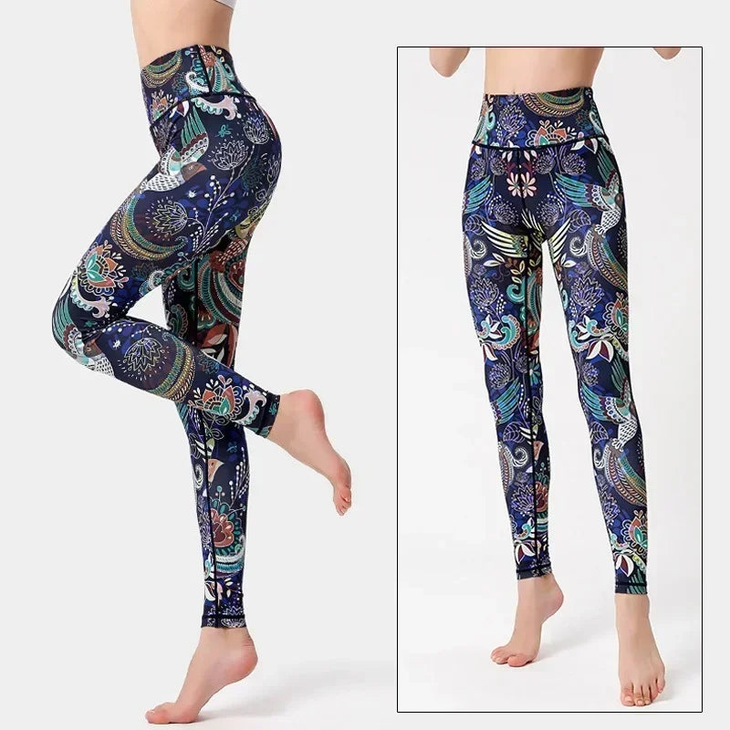 High Waist Tummy Control Yoga Leggings for Women