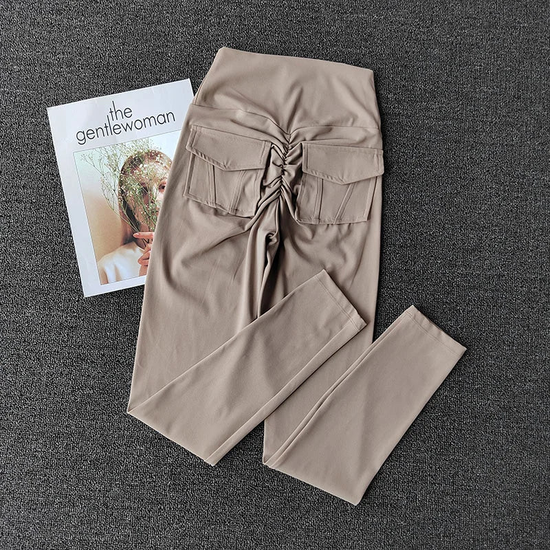 TikTok Viral Leggings with Back Pockets – High Waist, Booty Lifting and Stretchy