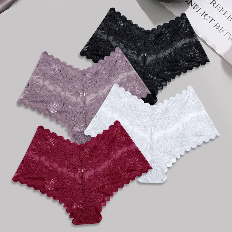 Sexy Lace Floral Boyshorts for Women - Comfortable & Breathable