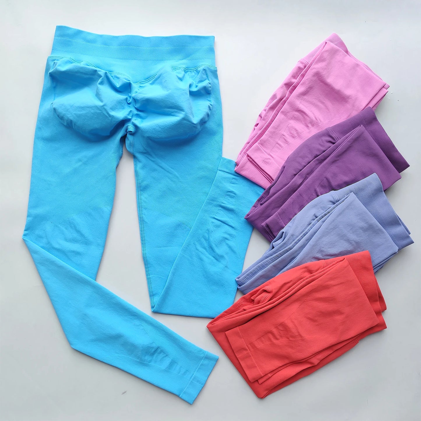 TikTok Viral Scrunch Flare Leggings – High-Waisted, Seamless, Butt-Lifting Fit