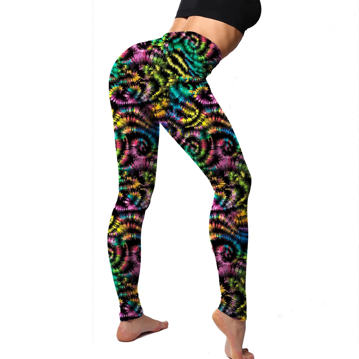 Stretchy Colorful TikTok Viral Leggings