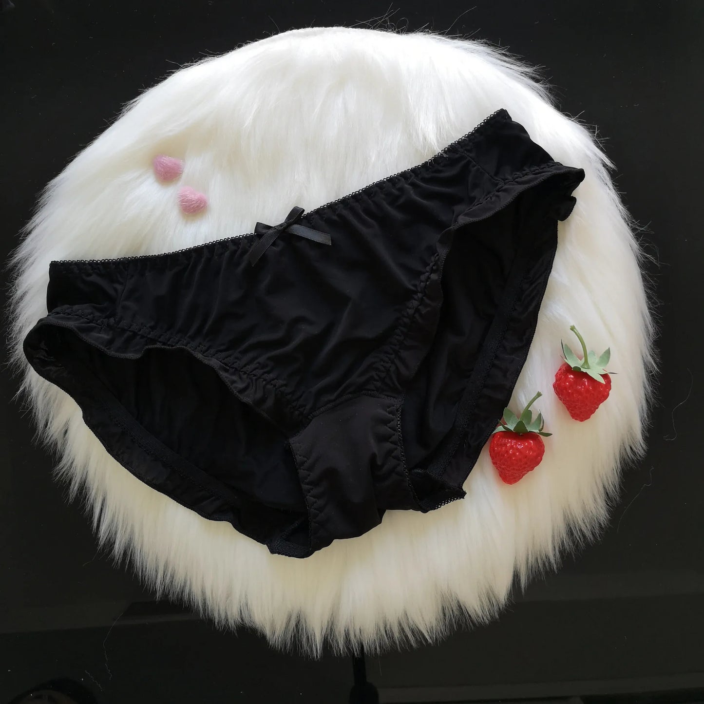 Cute Strawberry School Girl Panties – Kawaii Mesh Breathable Briefs