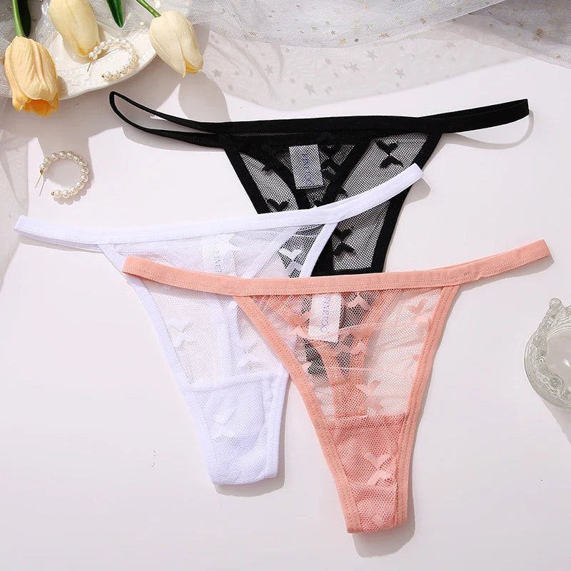 Transparent Thong G-String Female Sheer See Through Panties