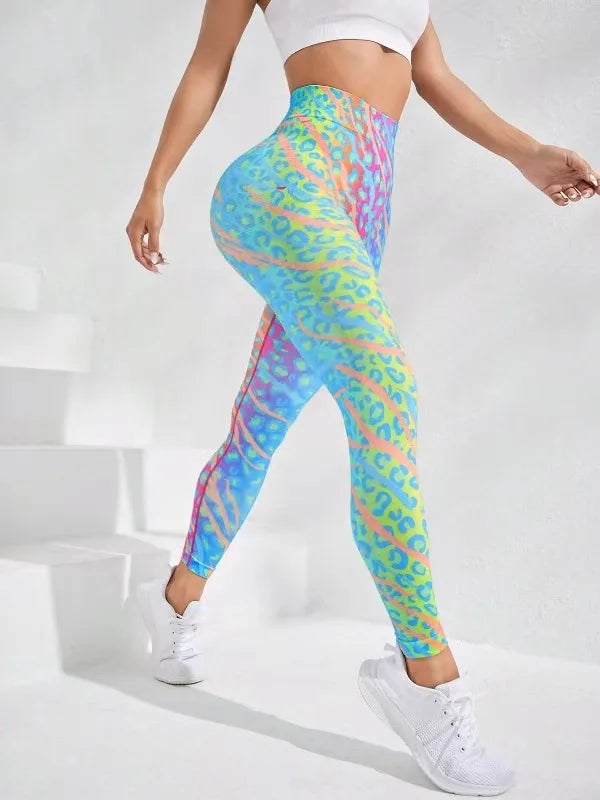 3D Print High Waist Anti Cellulite Leggings