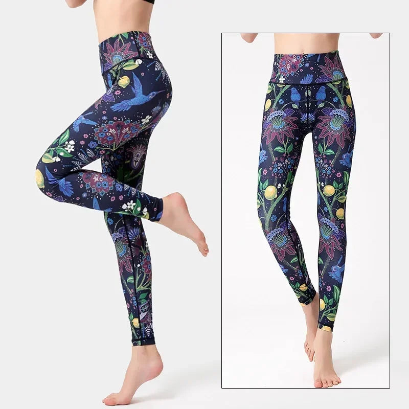 High Waist Tummy Control Yoga Leggings for Women