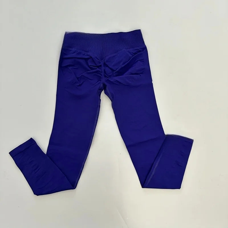 Scrunch Butt Leggings Women – Low Ribbed Waist Seamless Workout & Yoga Pants