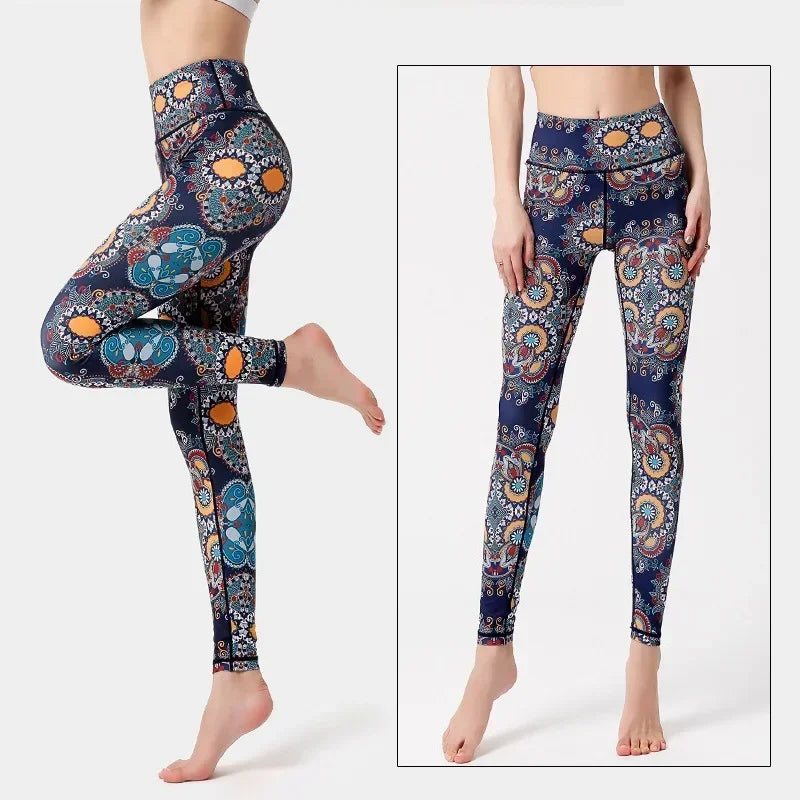 High Waist Tummy Control Yoga Leggings for Women