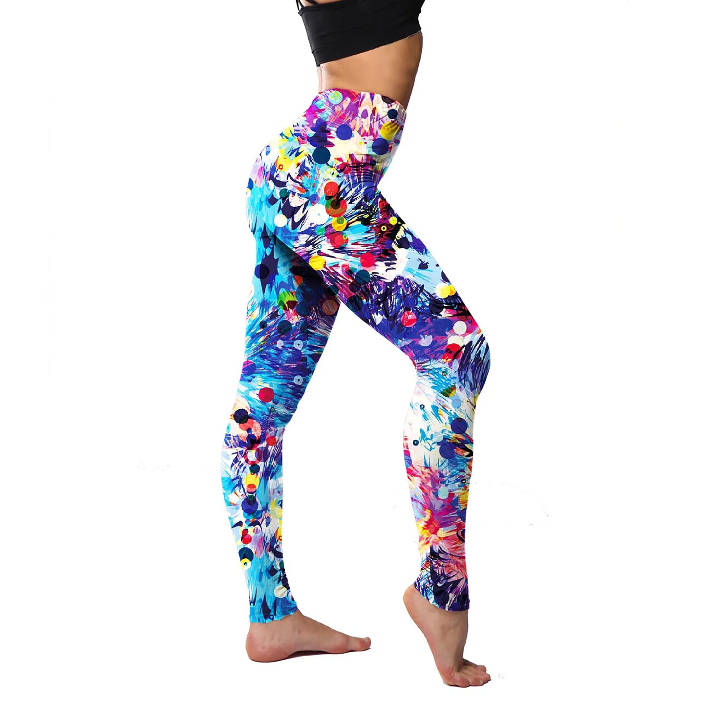 Stretchy Colorful TikTok Viral Leggings