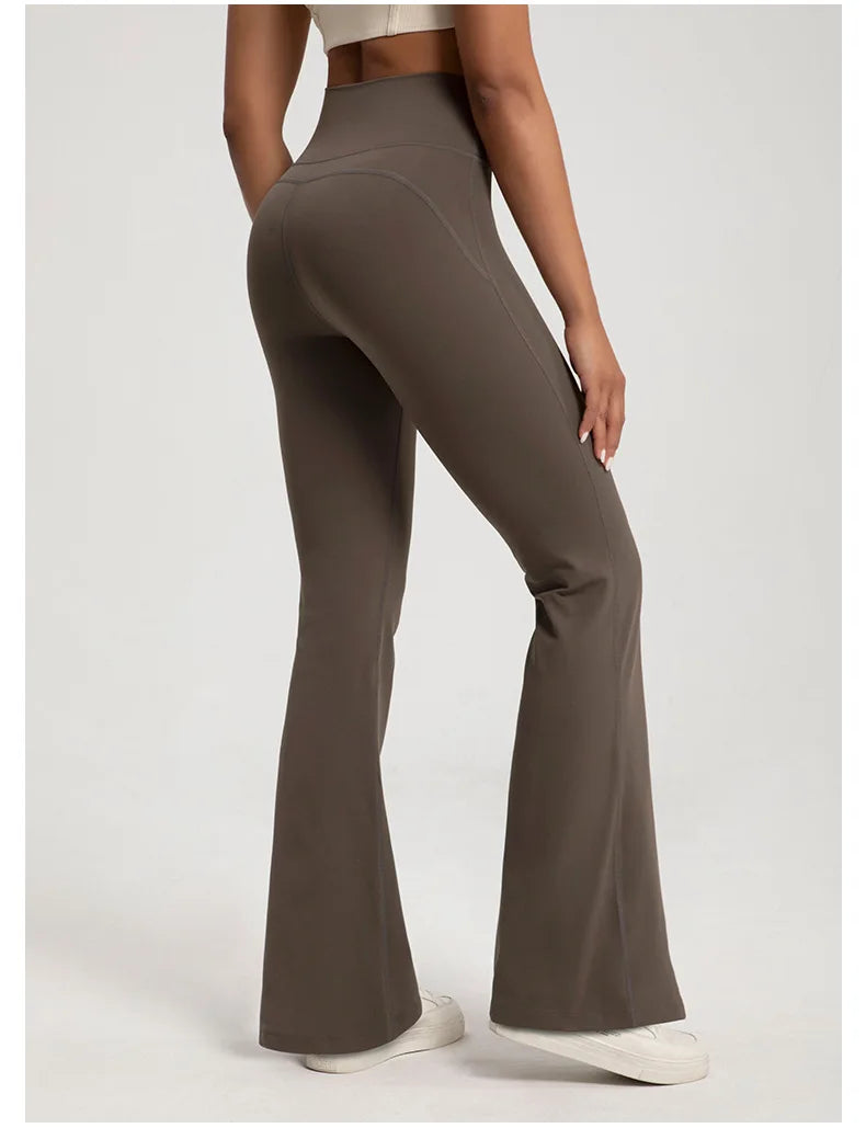 TikTok Viral Leggings - High Waisted Butt-Lifting Bell Bottom Fitness Pants for Women