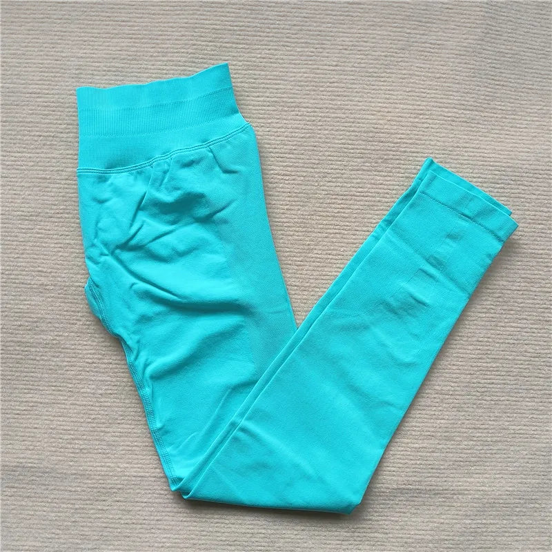 Seamless Sporty Leggings - High-Impact Tummy Control Yoga Pants