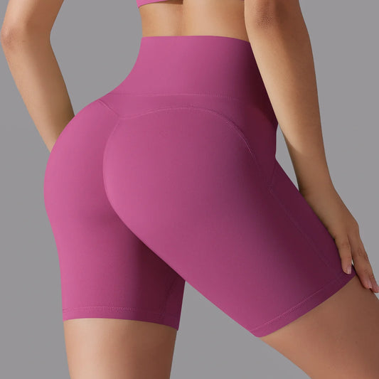 Women's High Waisted Swim Shorts for Gym, Yoga & Beach