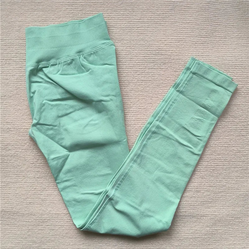 Seamless Sporty Leggings - High-Impact Tummy Control Yoga Pants