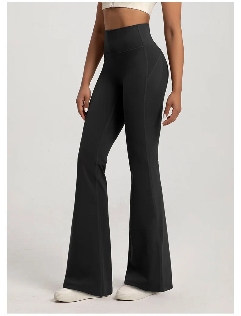 TikTok Viral Leggings - High Waisted Butt-Lifting Bell Bottom Fitness Pants for Women