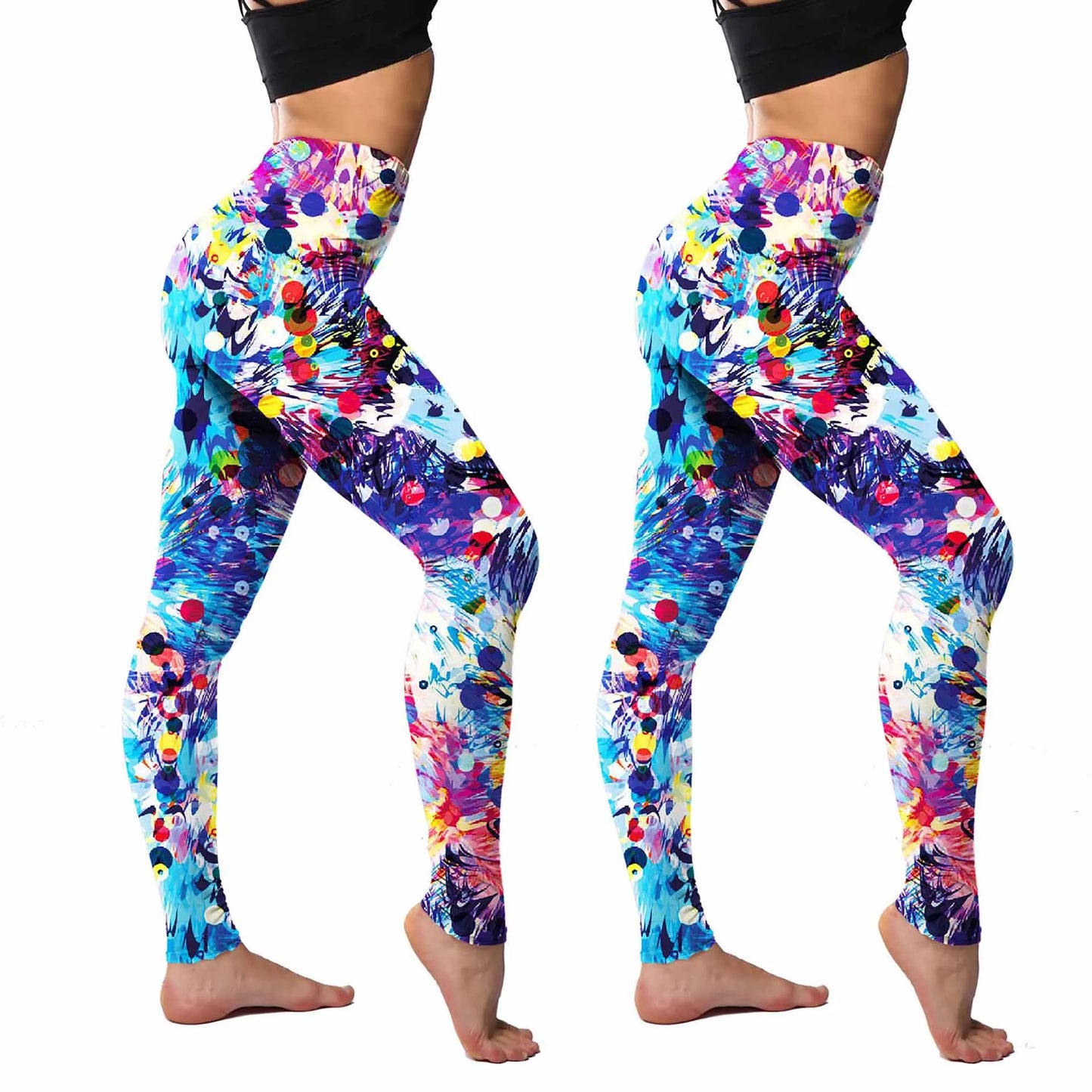 Stretchy Colorful TikTok Viral Leggings