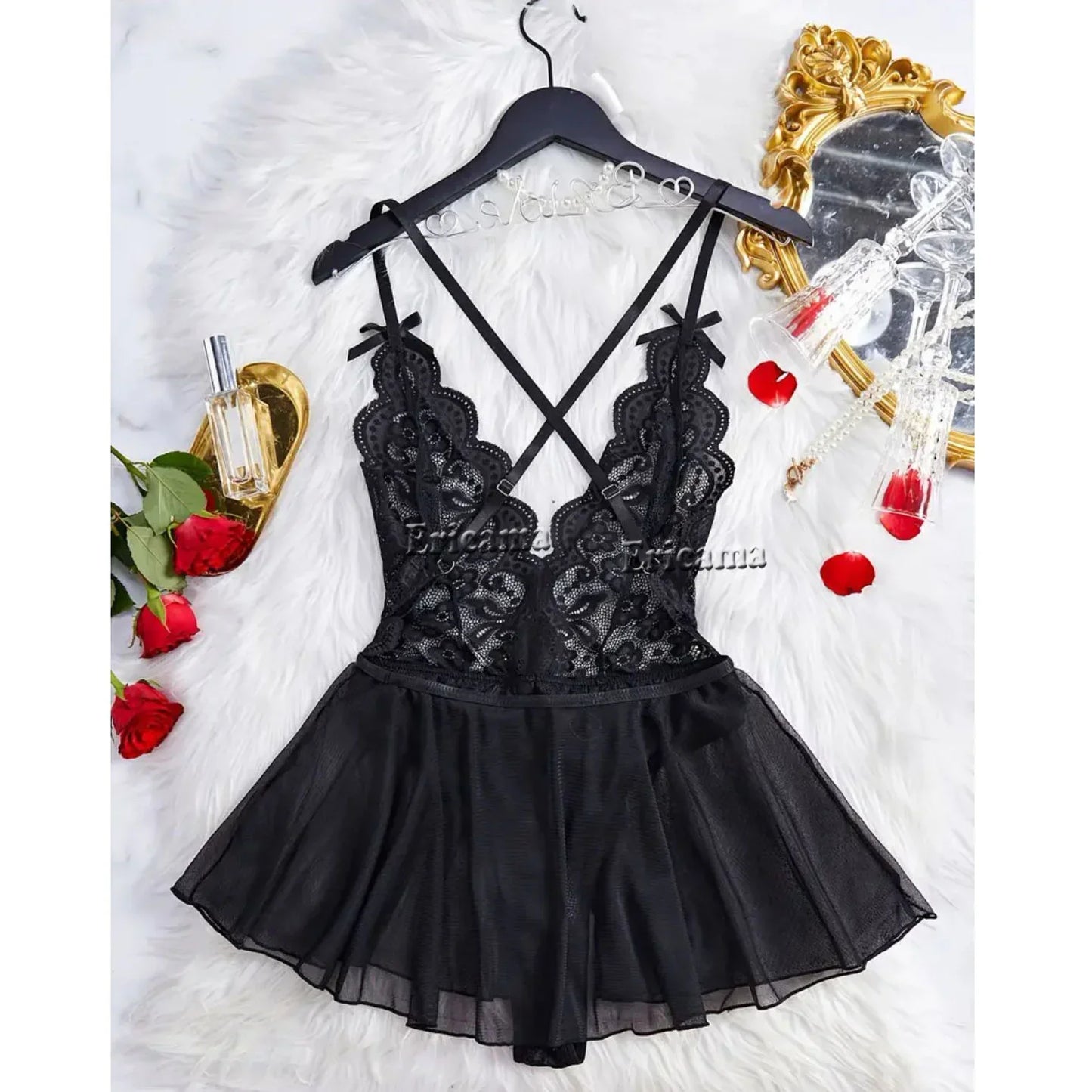 Sexy Women’s Lingerie Set – Lace Transparent Bra & Panty for Comfortable Everyday Wear