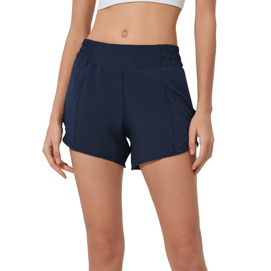 Mermaid Curve Women's High Waisted Swim Shorts – Tummy Control & Quick-Dry