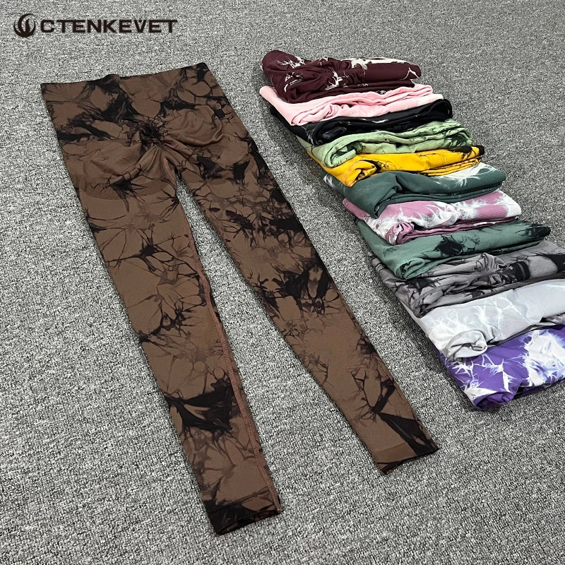 High-Waisted Seamless Scrunch Butt Leggings for Women