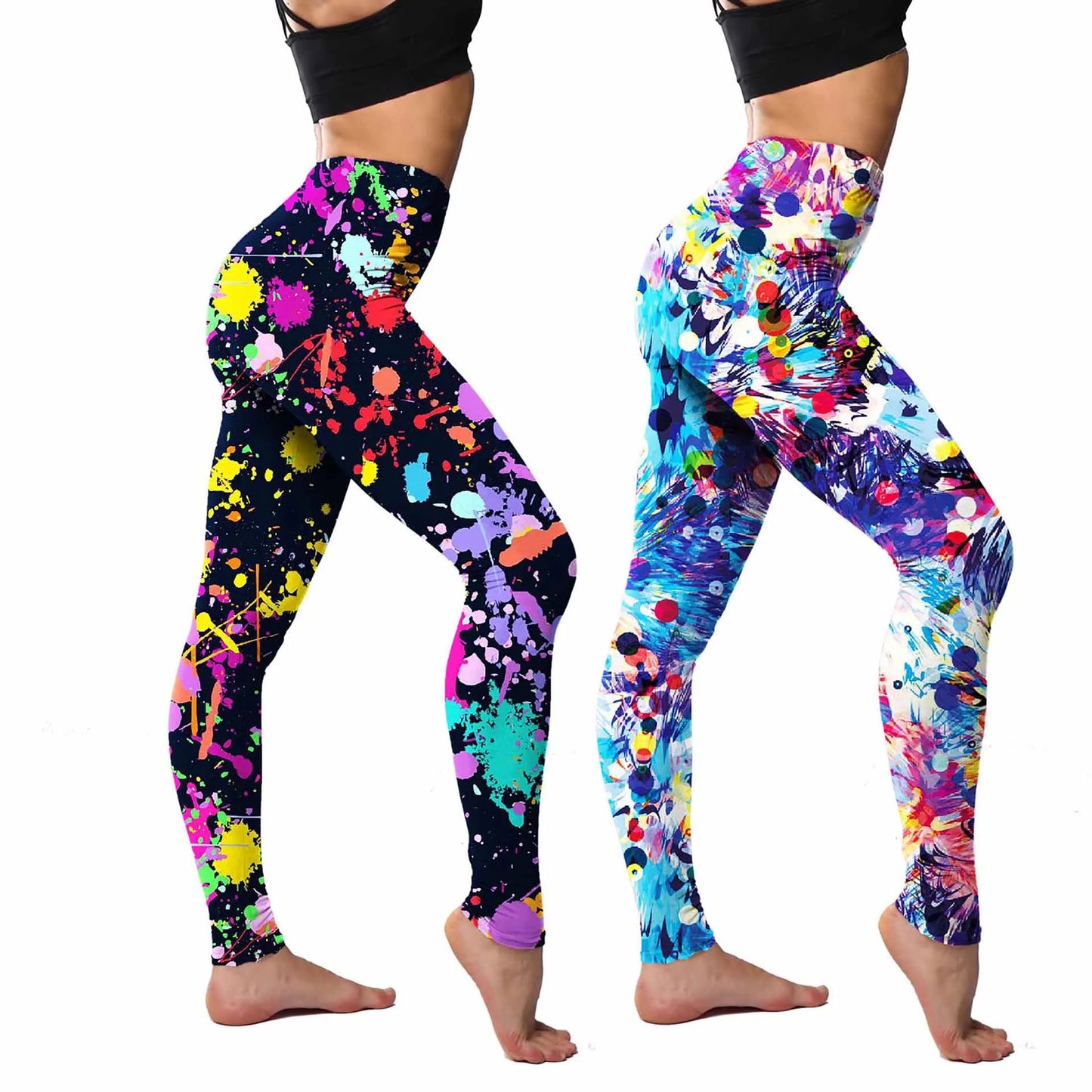 Stretchy Colorful TikTok Viral Leggings
