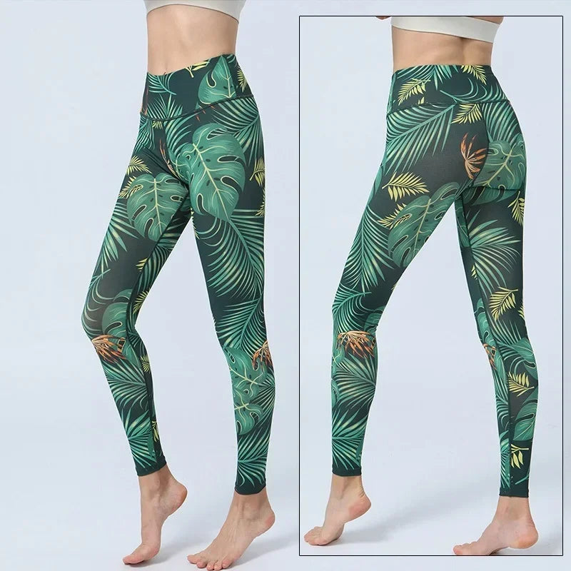 High Waist Tummy Control Yoga Leggings for Women
