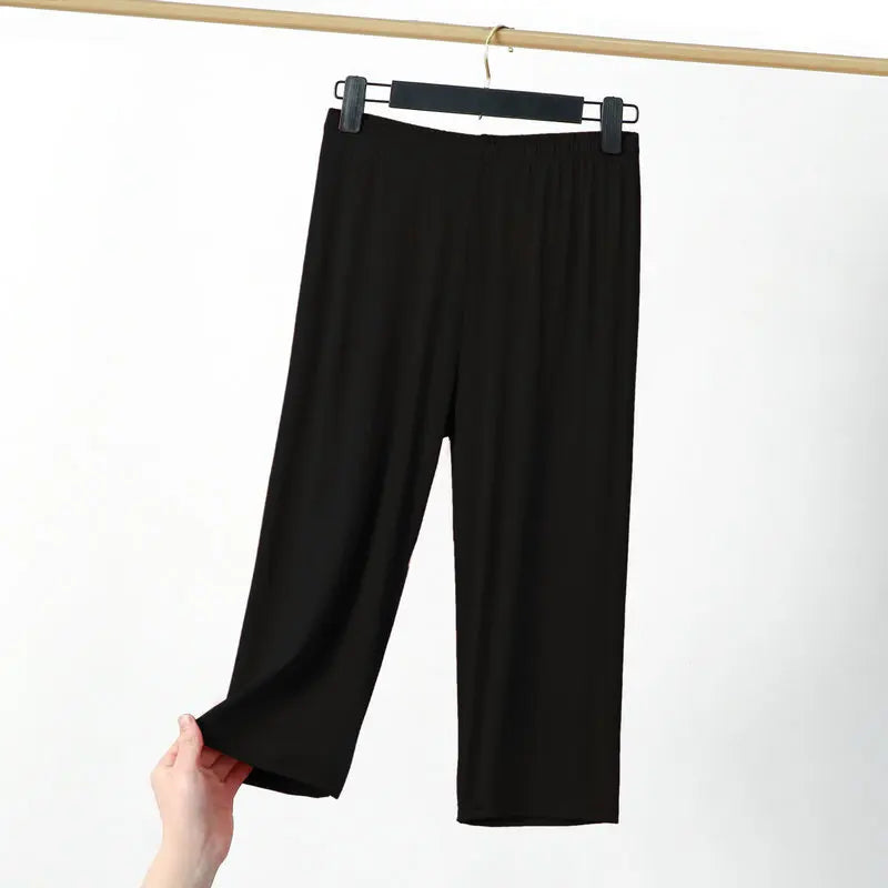 TikTok Viral Leggings – Calf Length, High Waist, Plus Size Comfort (XL–8XL)
