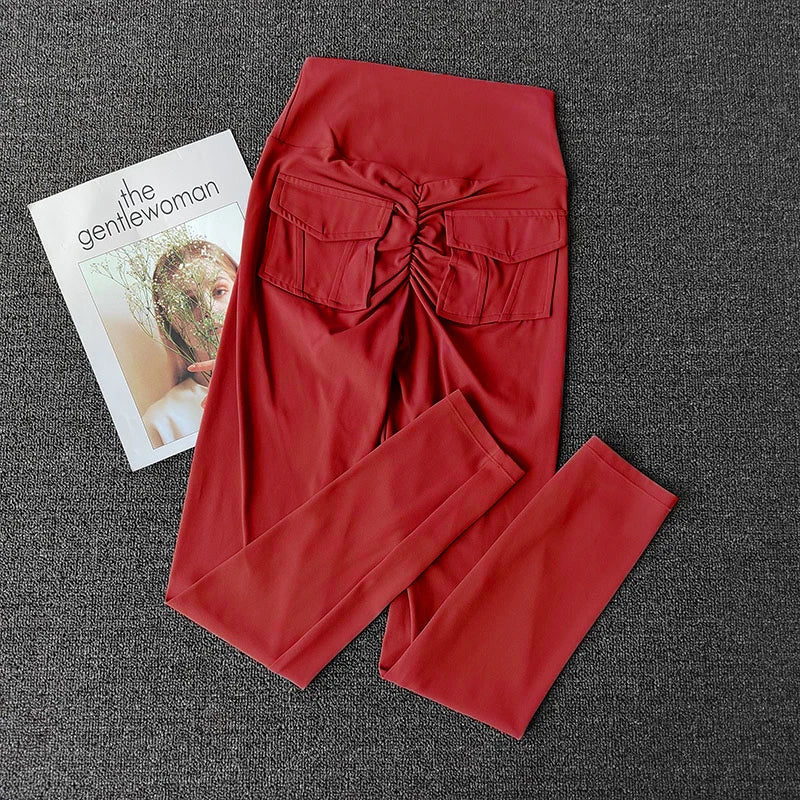 TikTok Viral Leggings with Back Pockets – High Waist, Booty Lifting and Stretchy
