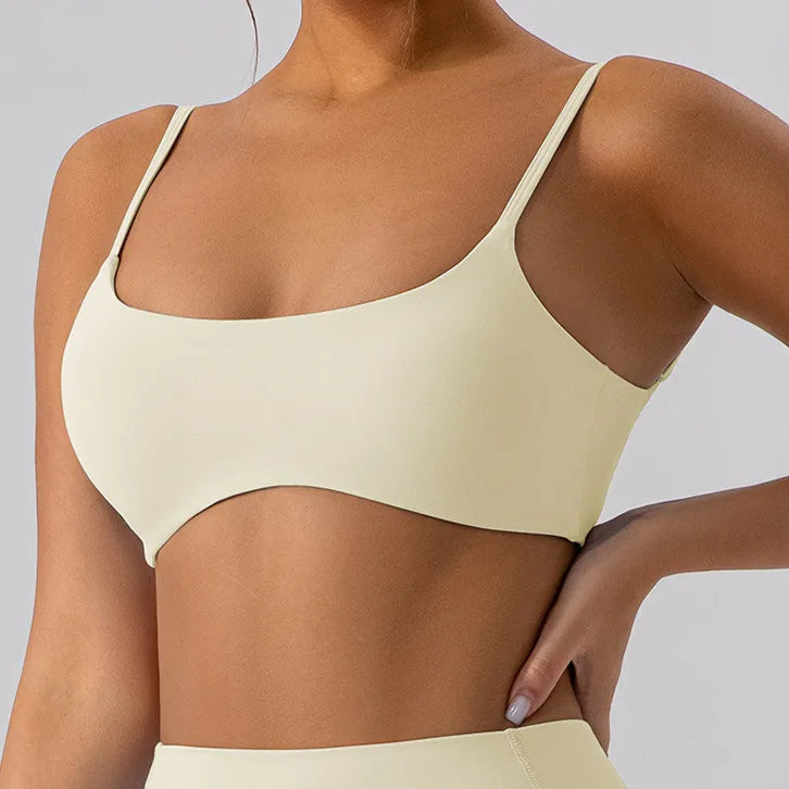 2PCS Women’s Yoga Set with Sport Bra and Mini Shorts - Ideal for Gym & Running