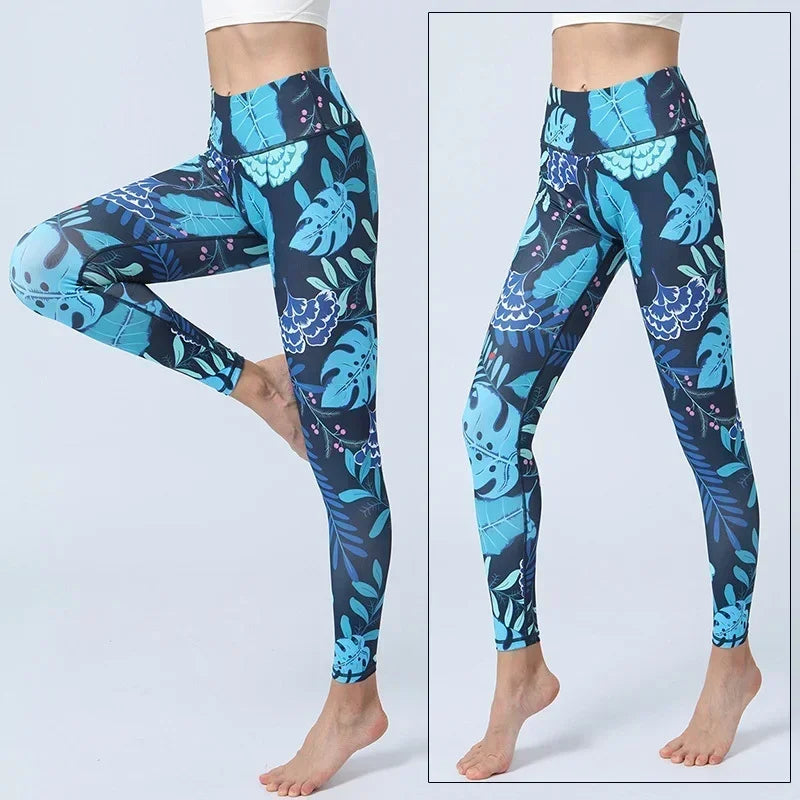 High Waist Tummy Control Yoga Leggings for Women