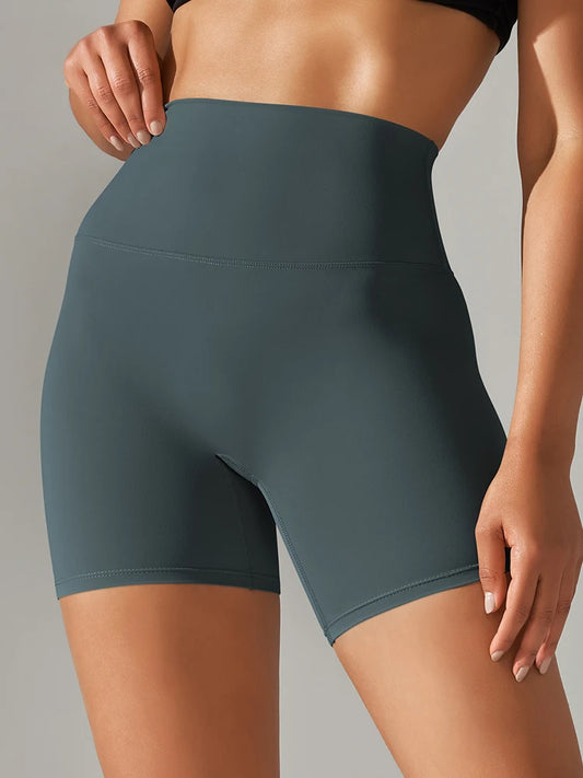 Women’s High Waisted Biker Shorts with Pockets - Squat Proof Yoga & Gym Fit