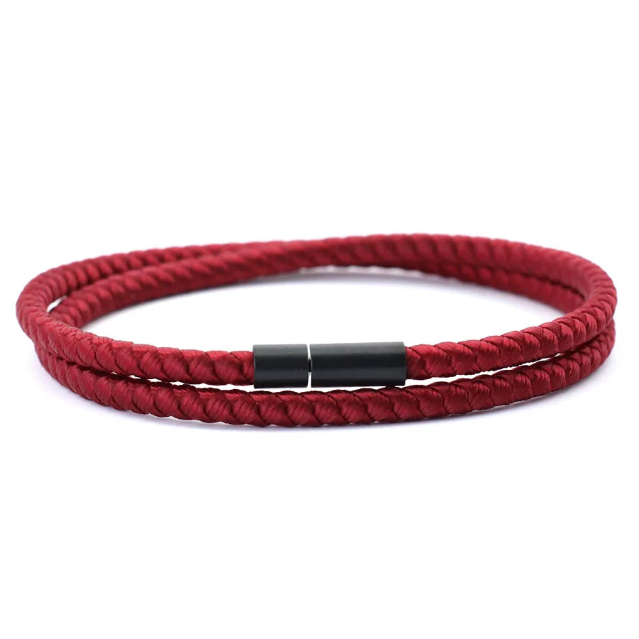 Keel Rope Bracelet for Men – Nautical Bilayer Wrap Bracelet