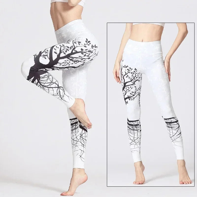 High Waist Tummy Control Yoga Leggings for Women