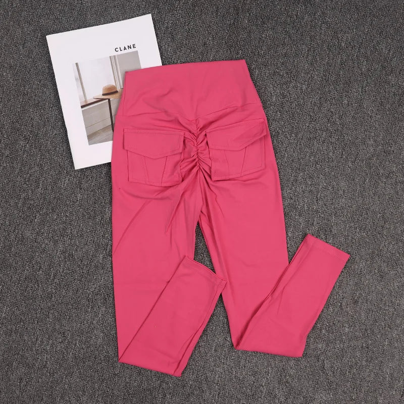 TikTok Viral Leggings with Back Pockets – High Waist, Booty Lifting and Stretchy