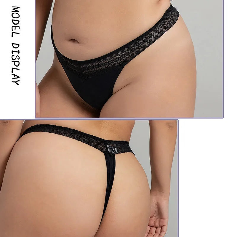 Strawberry Heart Low-Waist G-String – Cute Breathable Lace Thong