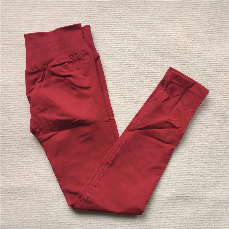 Seamless Sporty Leggings - High-Impact Tummy Control Yoga Pants