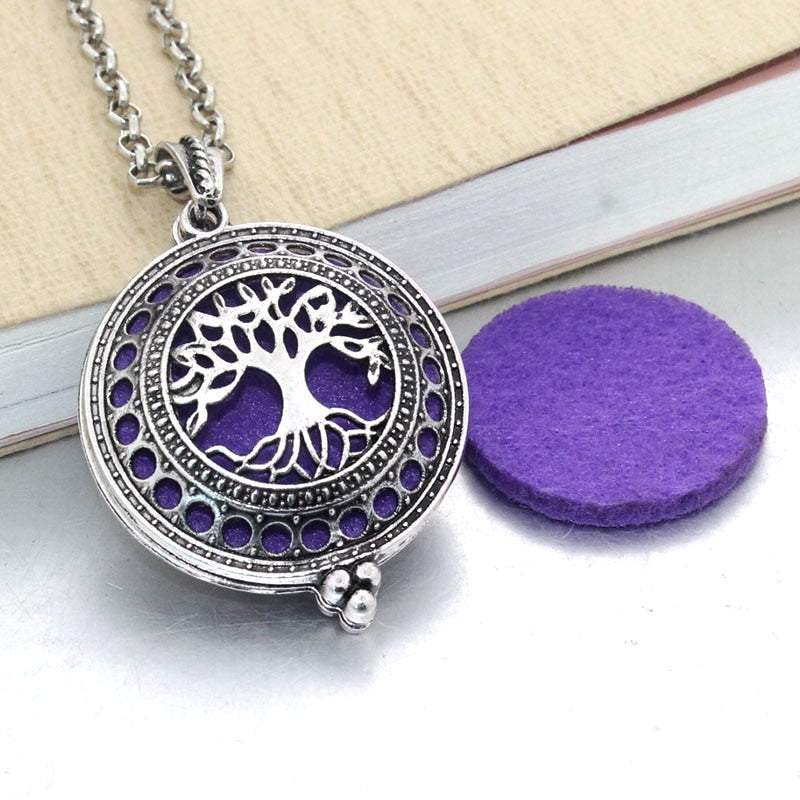1pcs Aroma Diffuser Pendant Locket Necklace with Pads