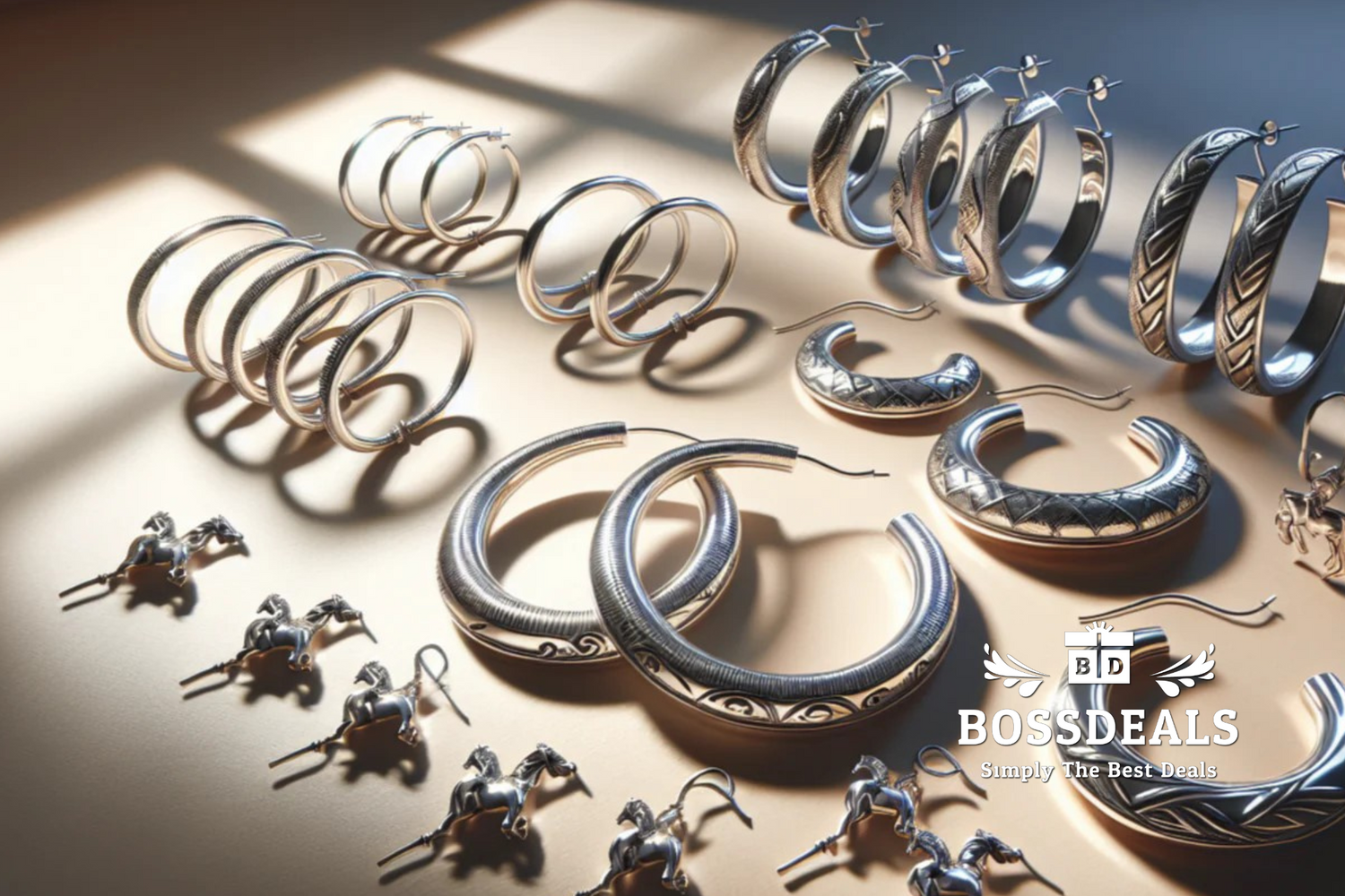 sterling_silver_hoop_earrings Collection hero image - BossDeals Online