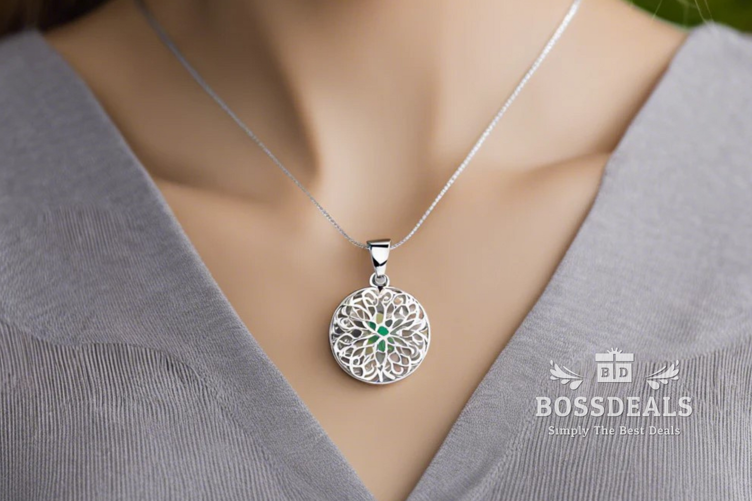 sterling_silver_pendant_necklace Collection hero image - BossDeals Online