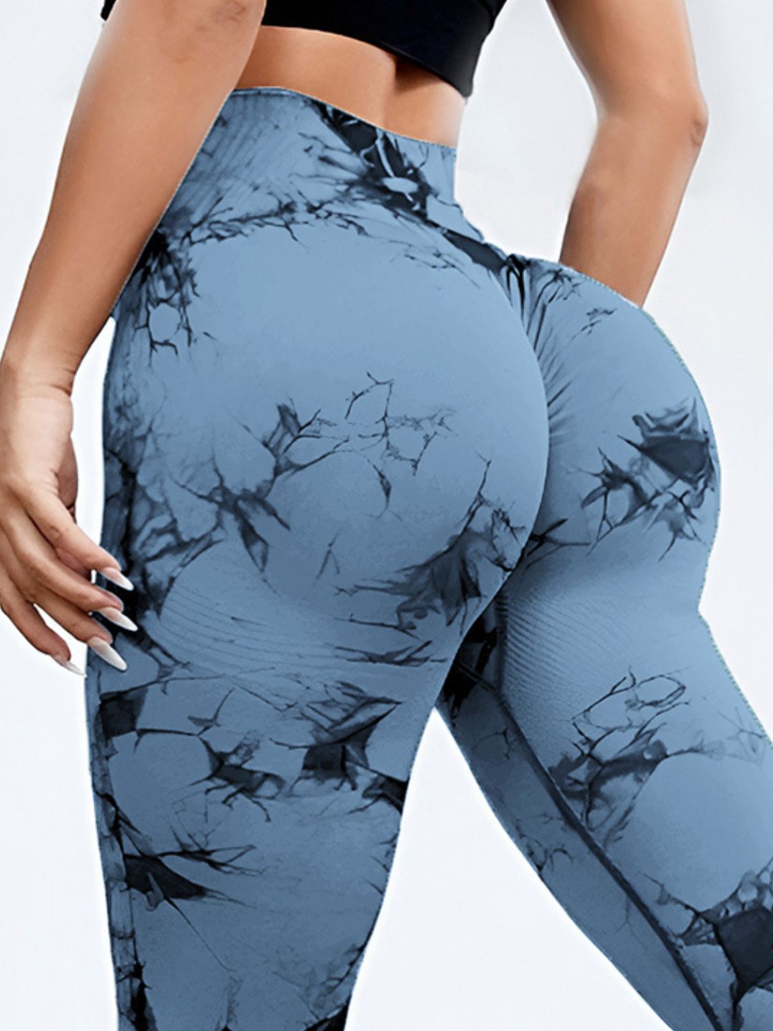 Tie-Dye High Waist Active Leggings for Women's