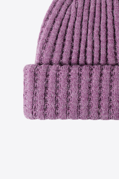 Trendy Wide Rib Beanie – Soft & Stylish Winter Wear