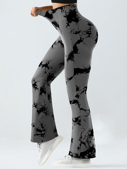 Tie-Dye High Waist Active Leggings for Women's