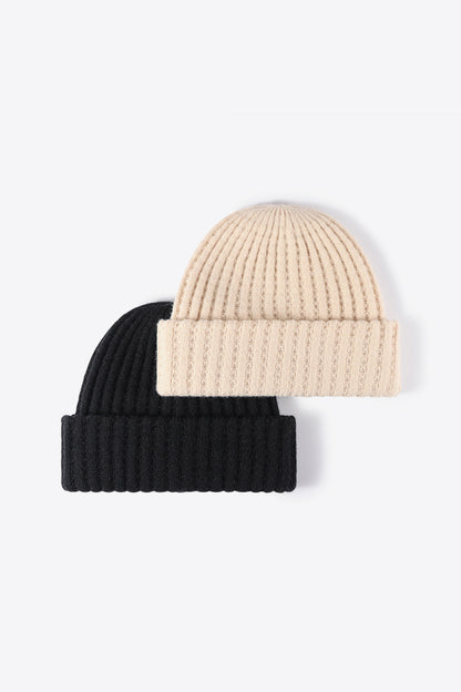 Trendy Wide Rib Beanie – Soft & Stylish Winter Wear