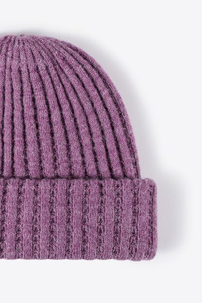 Trendy Wide Rib Beanie – Soft & Stylish Winter Wear