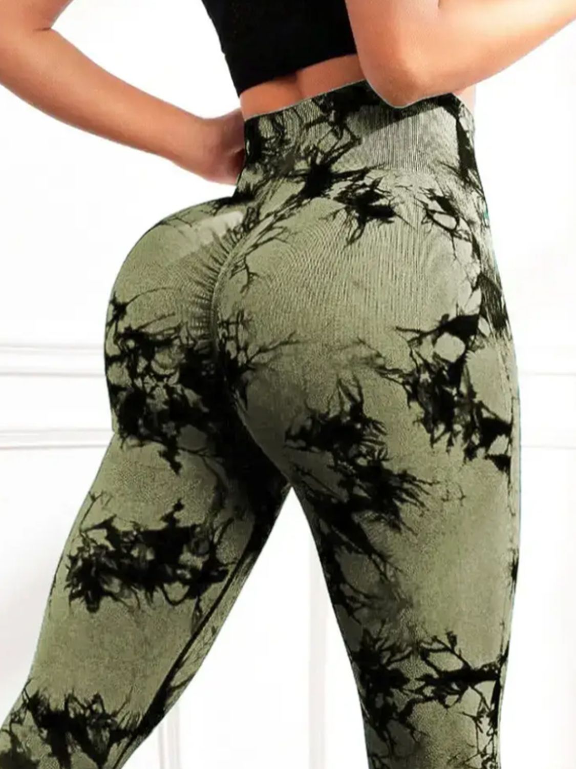 Tie-Dye High Waist Active Leggings for Women's