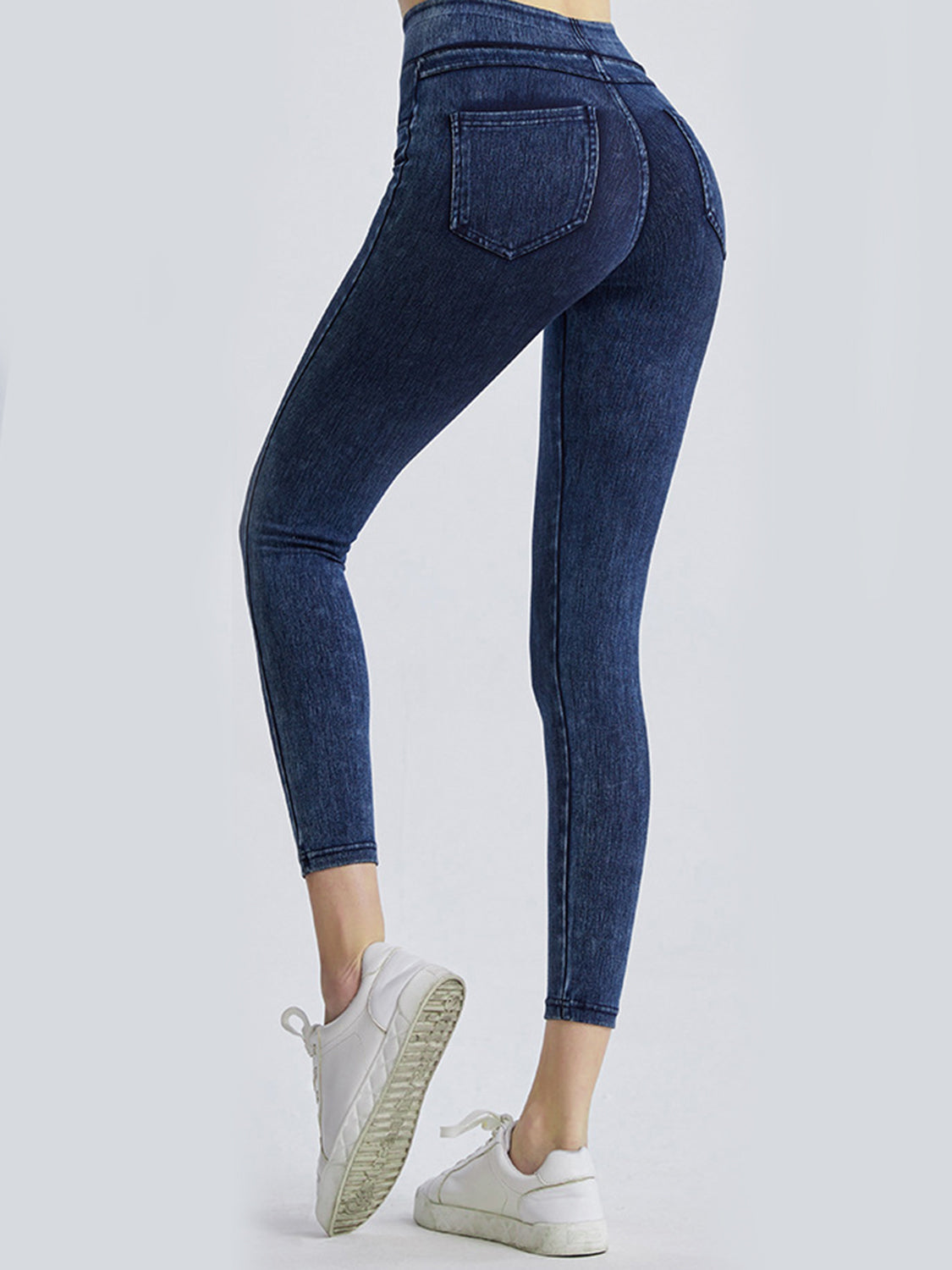 Highly Stretchy Wide Waistband Sports Leggings