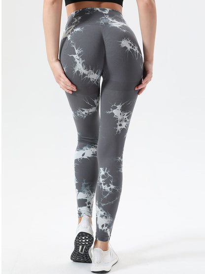 Tie-Dye High Waist Active Leggings – Stretchy, Stylish & Comfortable