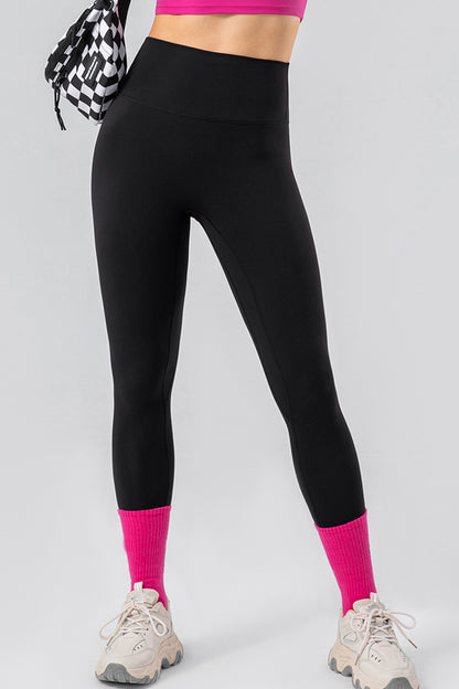 High Waist Wide Waistband Active Leggings – Comfort Meets Style