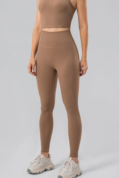 High Waist Wide Waistband Active Leggings – Comfort Meets Style