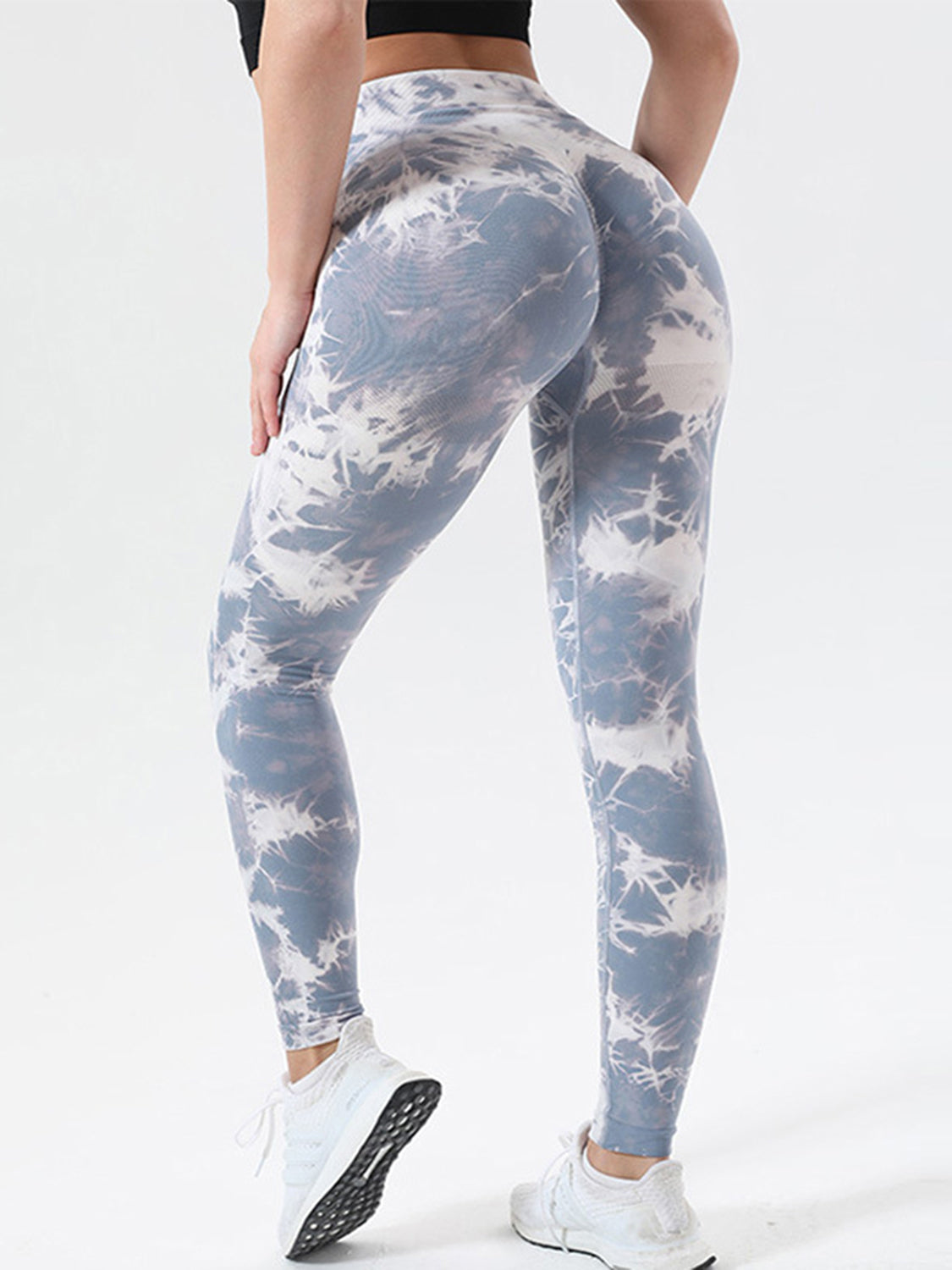 Tie-Dye High Waist Active Leggings – Stretchy, Stylish & Comfortable