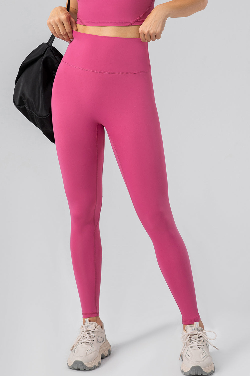 High Waist Wide Waistband Active Leggings – Comfort Meets Style