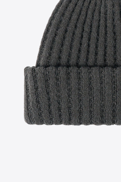 Trendy Wide Rib Beanie – Soft & Stylish Winter Wear