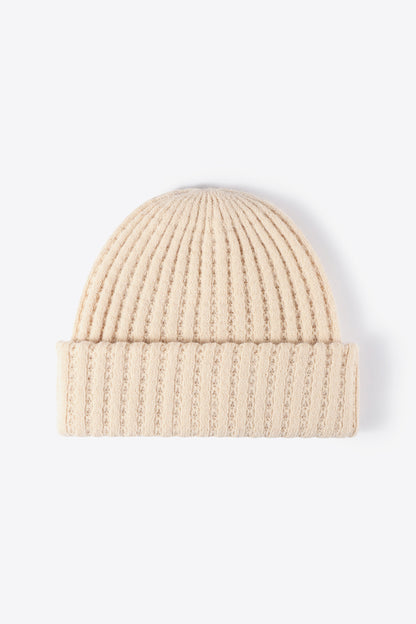 Trendy Wide Rib Beanie – Soft & Stylish Winter Wear